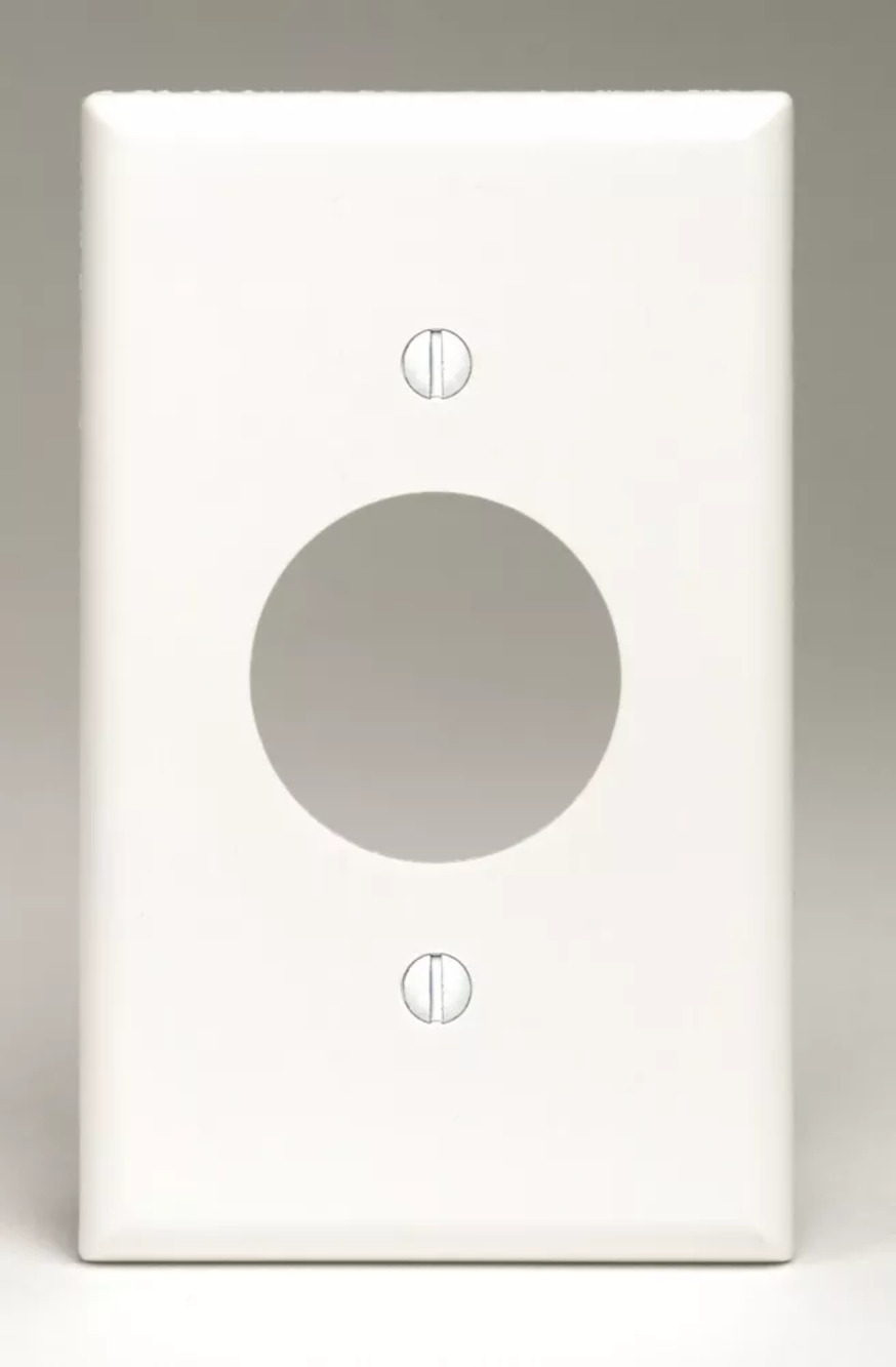 Leviton Single Receptacle Wall Plate White